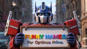 funny names for optimus prime