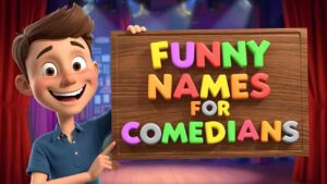 funny names for comedians