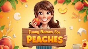funny names for peaches
