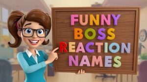 funny boss reaction names