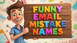 funny email mistake names