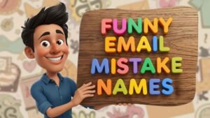 funny email mistake names