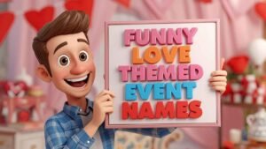 funny love themed event names