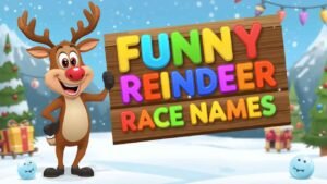 funny reindeer race names