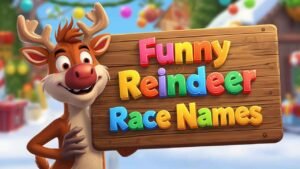 funny reindeer race names