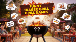 funny traeger grill names