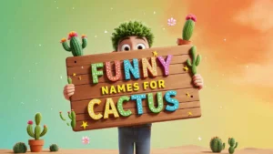 funny names for cactus​