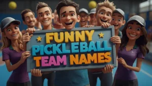 funny pickleball team names