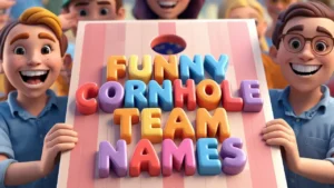funny cornhole team names