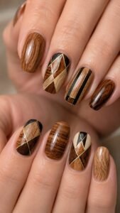 Add Geometric Inlay Pieces
