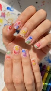 Add Soft Pastel Crayon Smudges