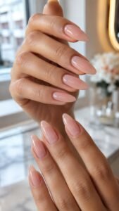 Almondetto Extensions With a Sleek Balanced Silhouette