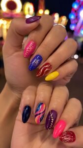 Carnival Light Colors for an Evening Statement
