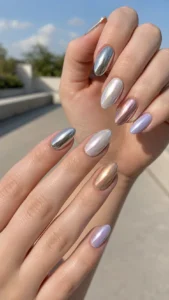 Chrome Nails Ideas for a Shiny Statement Finish