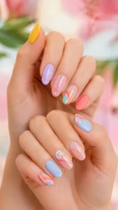 Colorful Nails Ideas for a Fun Outfit Boost