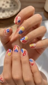 Crayon Box Nails for Creative Summer Energy