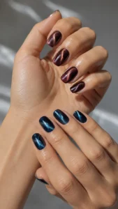 Magnetic Nail Designs for Shifting Light and Depth