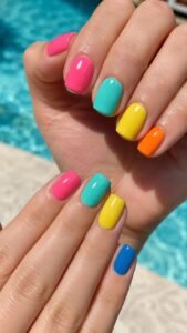 Pool Toy Colors for a Playful Glossy Look