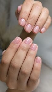 Short Builder Gel Extensions With Polished Daily Ease