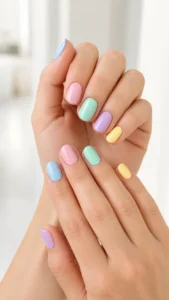 Try Different Colors on Each Nail