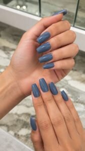 Wear a Dense Silt Blue Finish