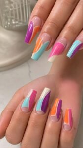 Ballerina Panel Nails With Bright Tailored Geometry