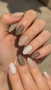 Braille Panel Nails With Tactile Dot Rhythm