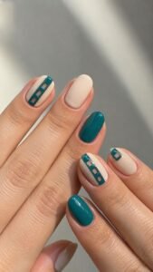 Build a Teal Strip Along One Side