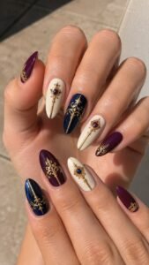 Ceremonial Scepter Nails With Slender Regal Structure