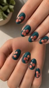 Cluster Coral Cells Over Teal