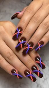 Cross Coral and Violet Without Touching