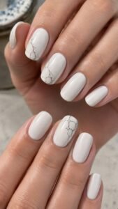 Draw Ink Cracks Over Porcelain White