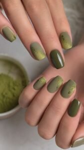 Dust the Surface With Matcha Powder