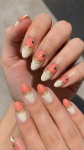 Edge a Coral Banner With Painted Fringe