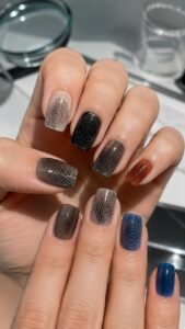 Fingerprint Transfer Nails With Forensic Whorls