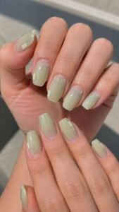 Frame Pistachio With a Bare Cuticle