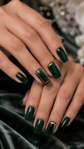 Frame an Emerald Velvet Panel