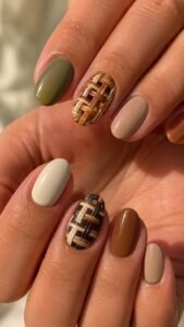 Rattan Weave Nails With Warm Natural Texture