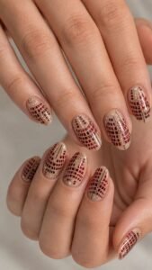 Theater Seat Map Nails With Numbered Scarlet Rows