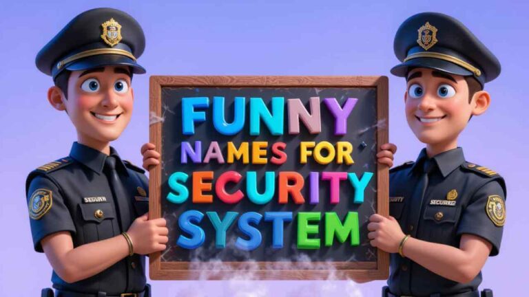 funny names for security system