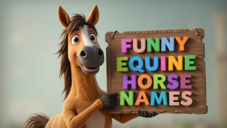funny equine horse names​