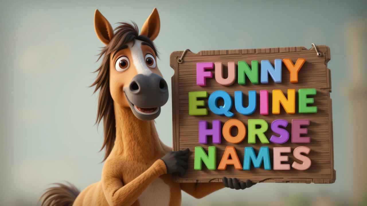 funny equine horse names​