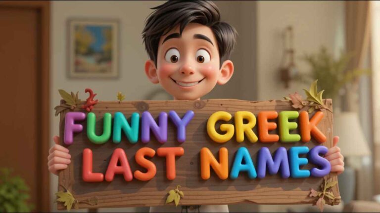 funny greek last names