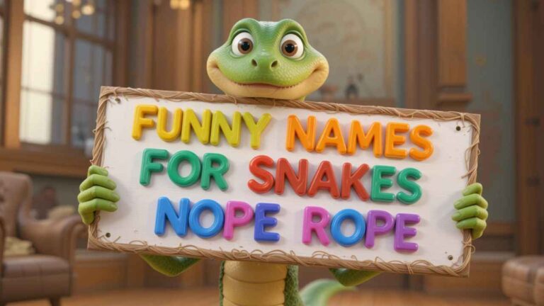funny names for snakes nope rope