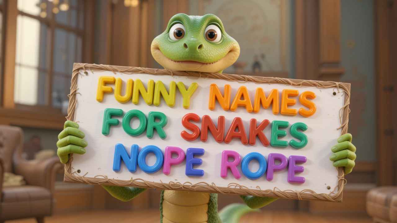 funny names for snakes nope rope