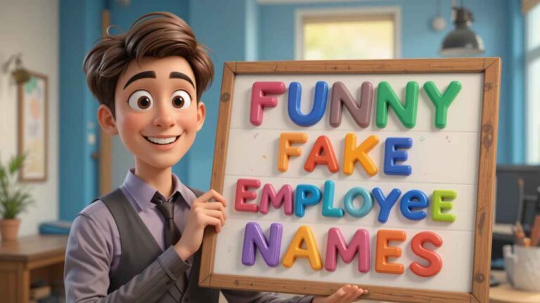 funny fake employee names
