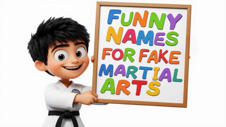 funny name for fake martial arts