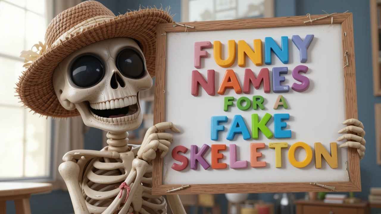 funny names for a fake skeleton