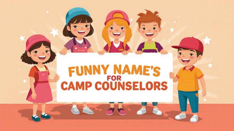 funny names for camp counselors