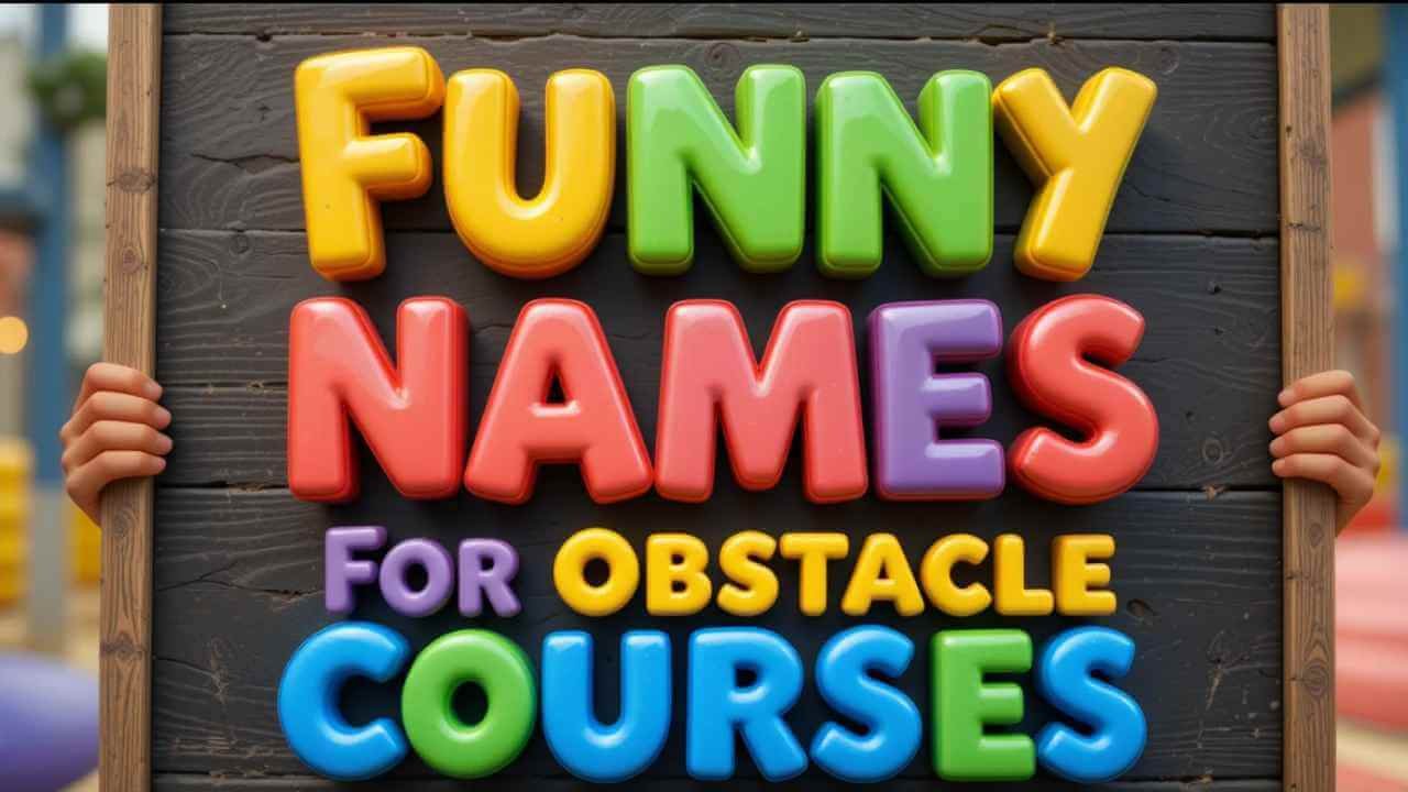 200+ Funny & Creative Names for Obstacle Courses - namesstride.com